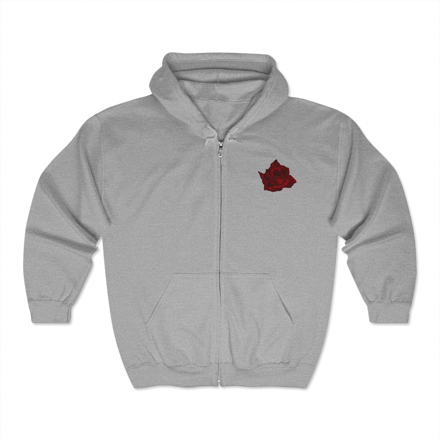 Rose Zip Hoodie