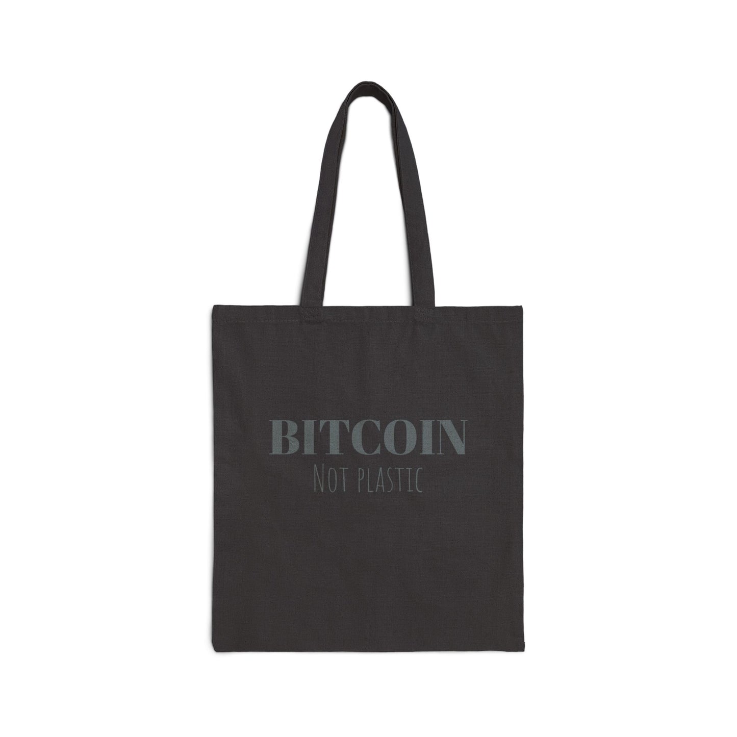 Bitcoin, Not Plastic - Tote Bag