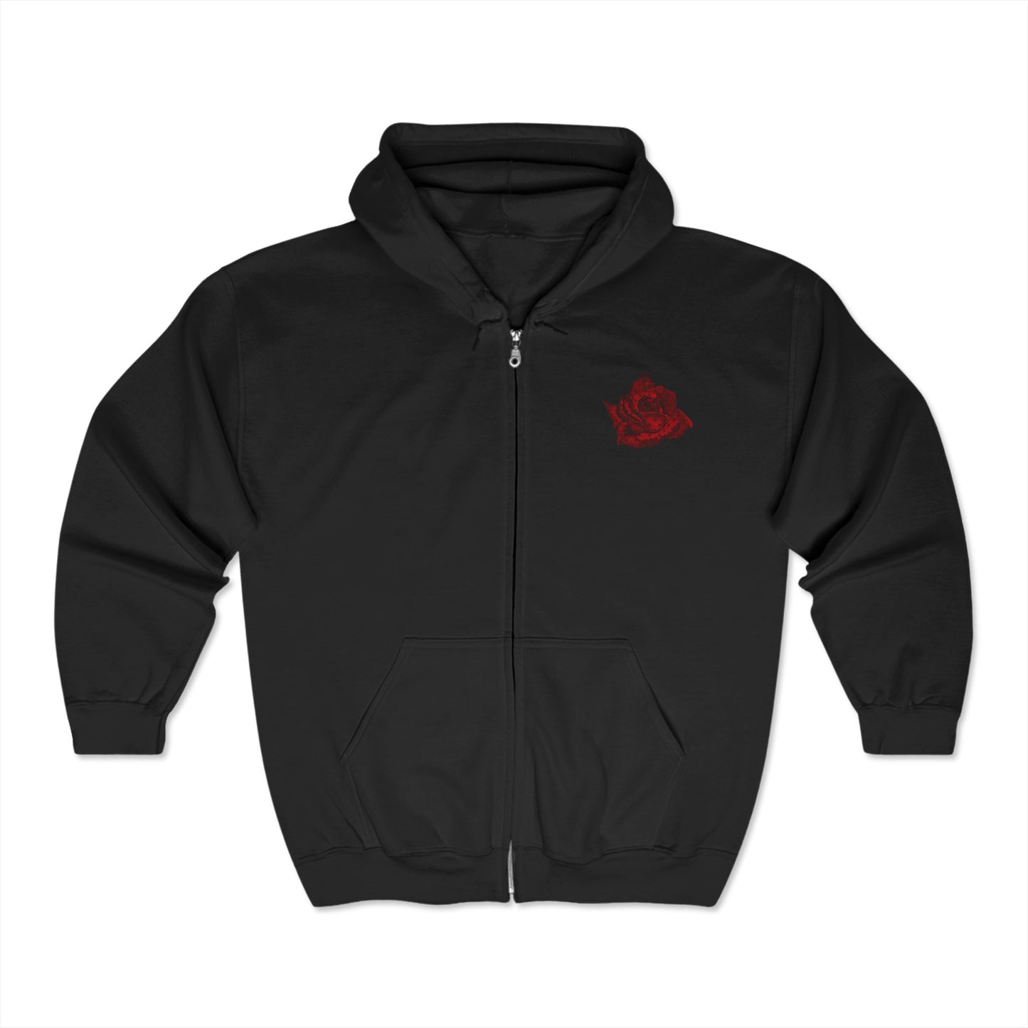 Rose Zip Hoodie