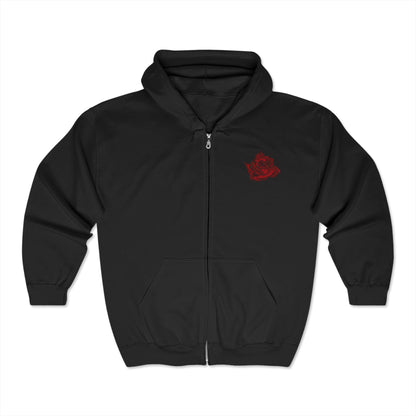 Rose Zip Hoodie