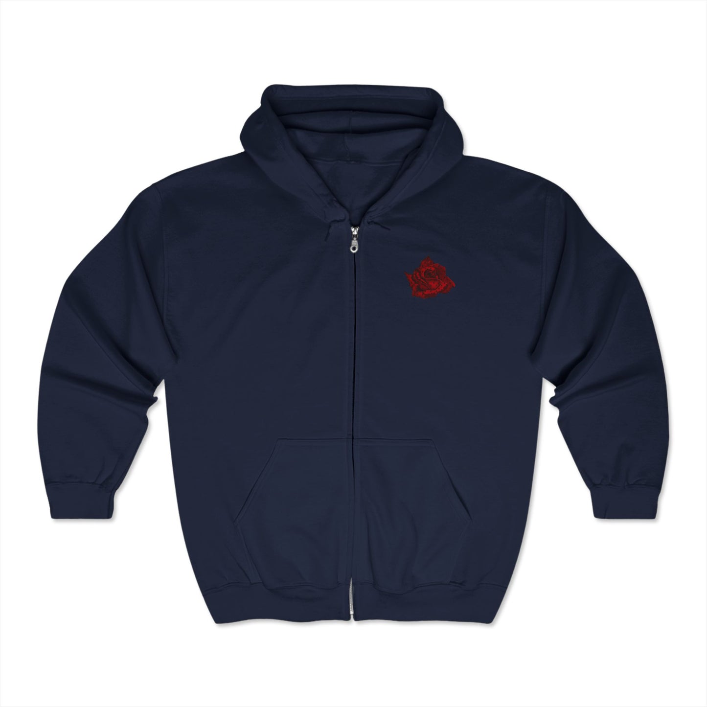 Rose Zip Hoodie