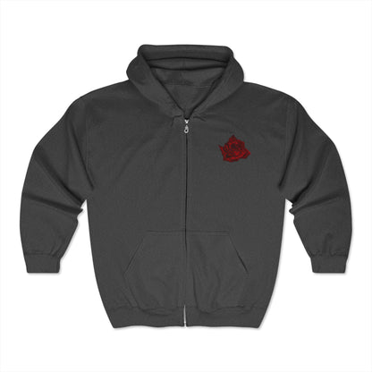 Rose Zip Hoodie