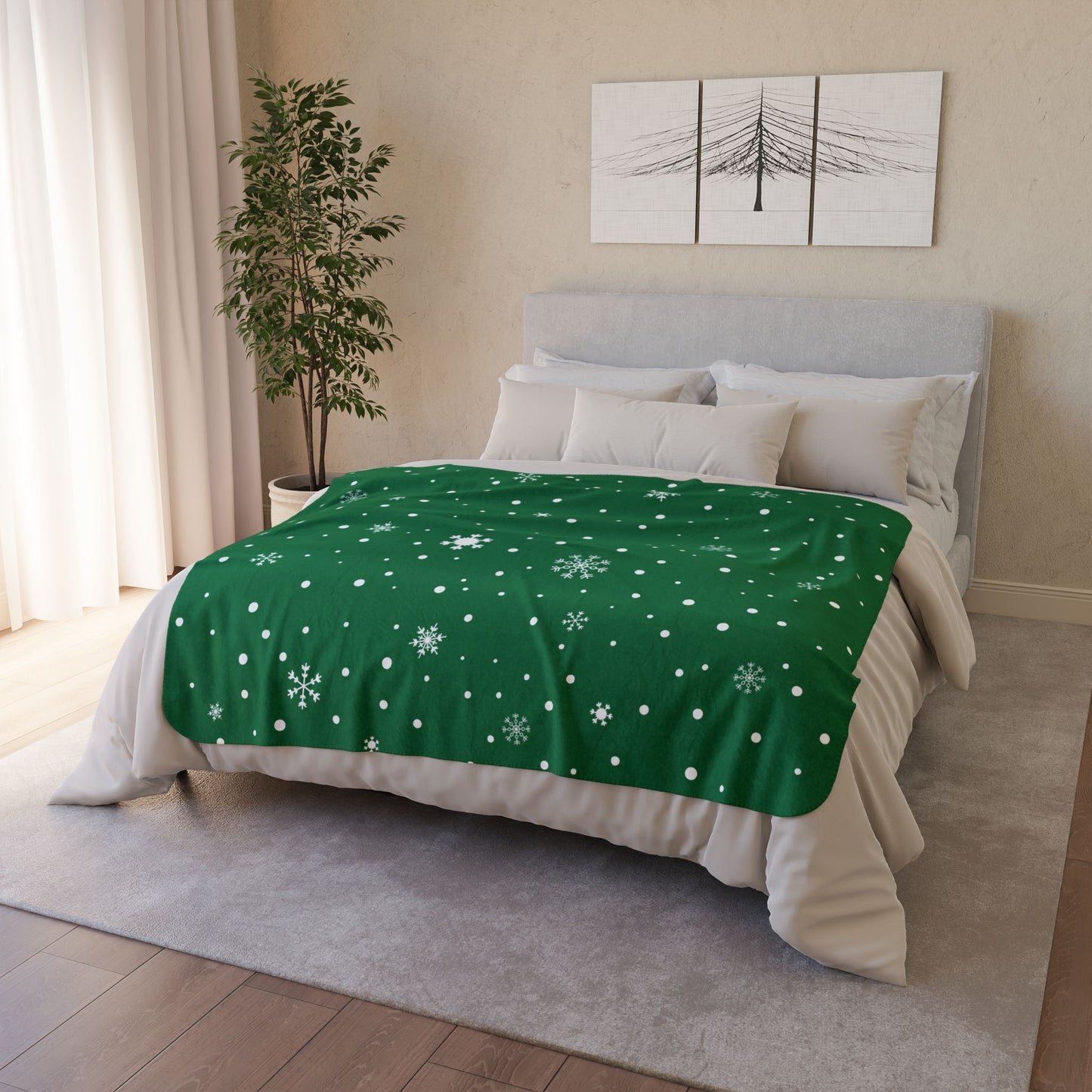 Christmas Flakes Fleece