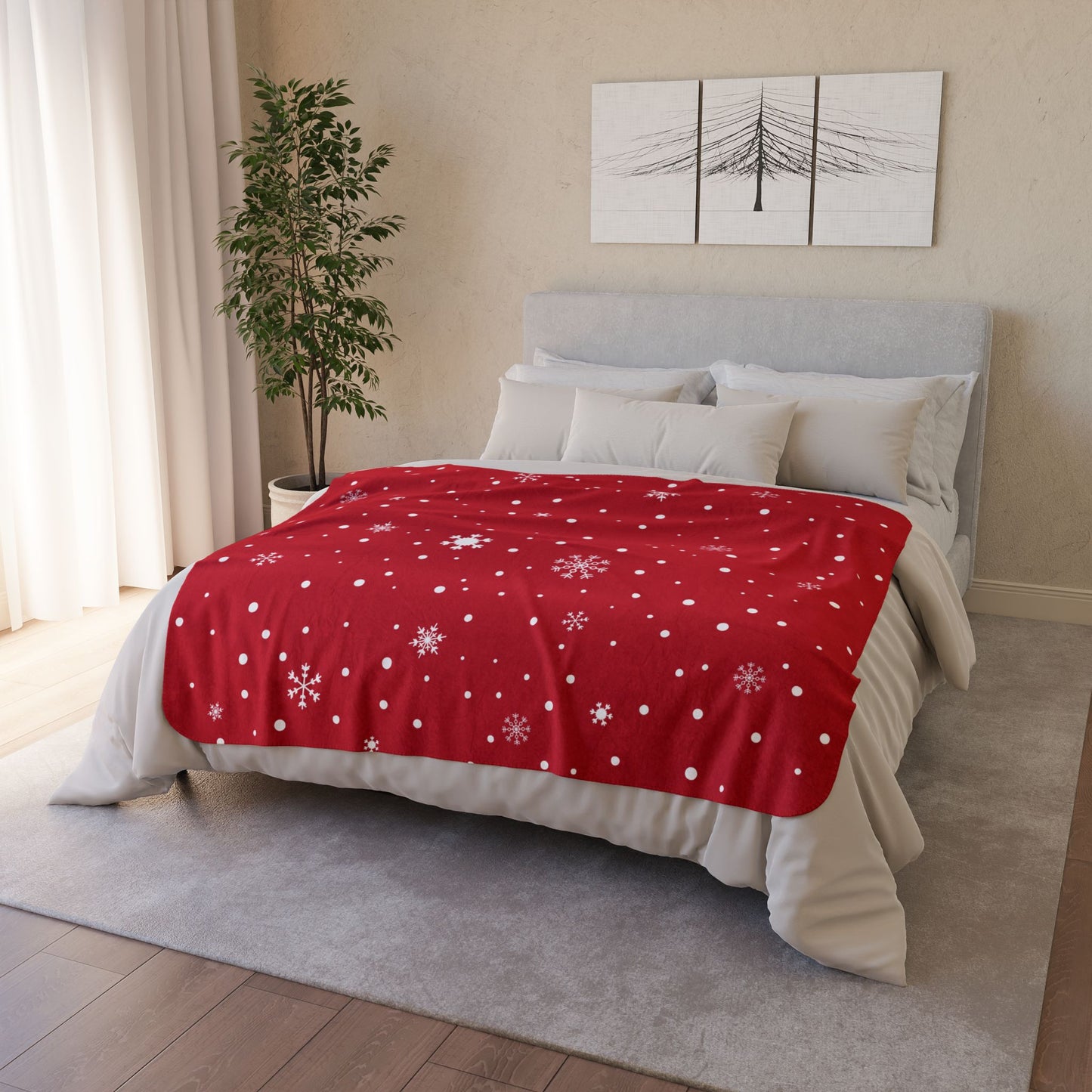 Christmas Flakes Fleece